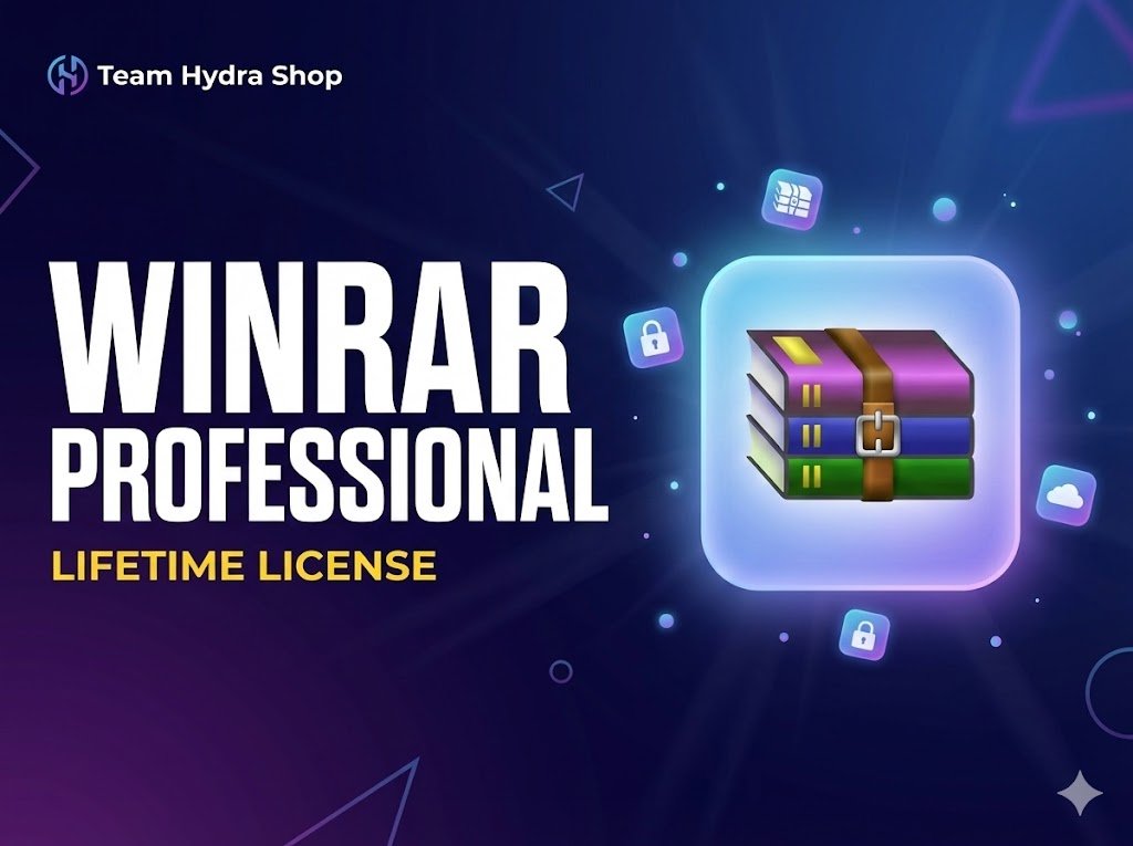 WinRAR Professional – Lifetime Official License Key (Instant Digital Delivery)